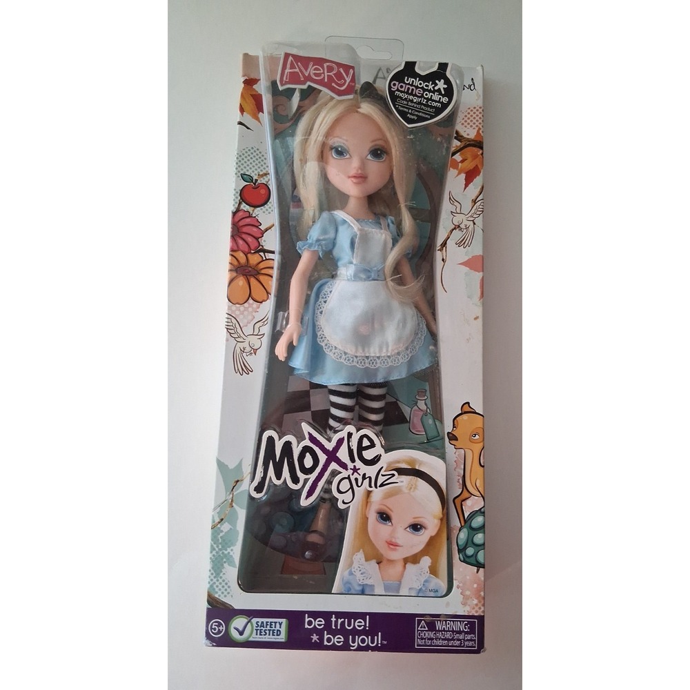Moxie Girlz Doll Alice in Wonderland Avery Brand New Sealed Free Shipping!